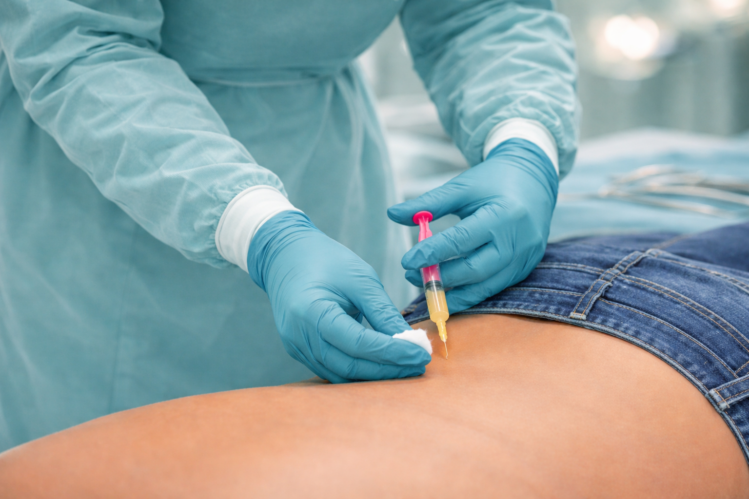 Infiltrazioni colonna e ozonoterapia